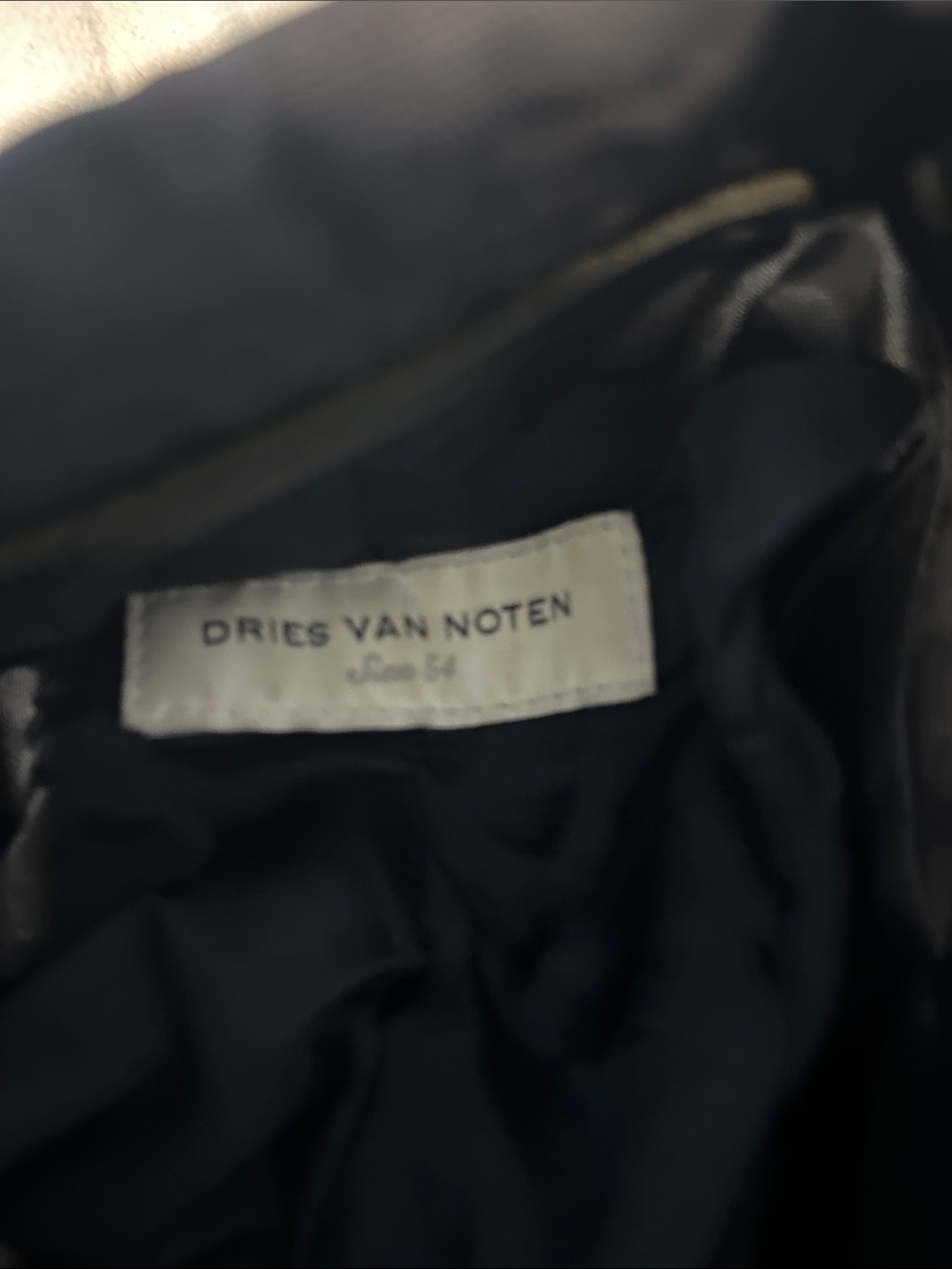 Dries Van Noten Men's Dark Navy Jacket